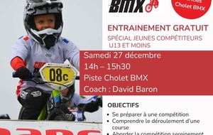 27 décembre 2025 : Entrainement "jeunes compétiteurs" (U13 et moins)