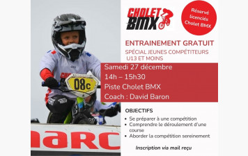 27 décembre 2025 : Entrainement "jeunes compétiteurs" (U13 et moins)